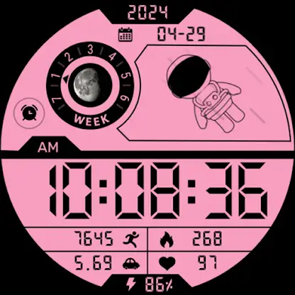 ZKin Watch Animation Astronaut screenshot 6