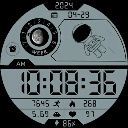 ZKin Watch Animation Astronaut screenshot 3