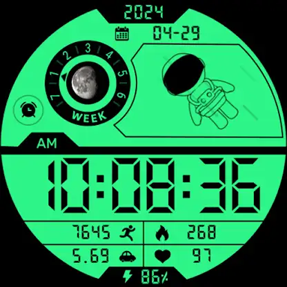 ZKin Watch Animation Astronaut screenshot 4