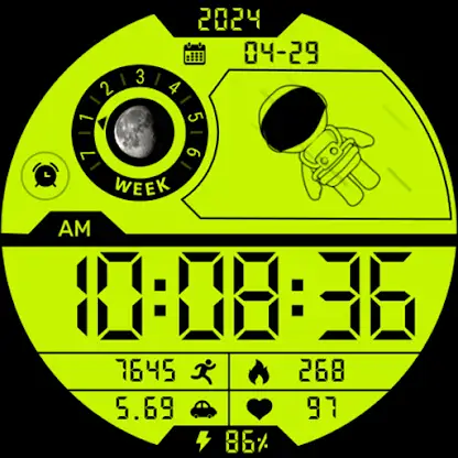 ZKin Watch Animation Astronaut screenshot 5