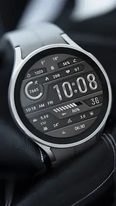 Elegant Gray Metal ZKin Watch screenshot 2