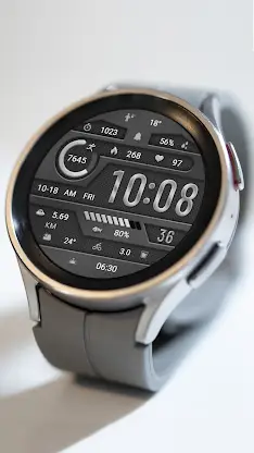 Elegant Gray Metal ZKin Watch screenshot 3
