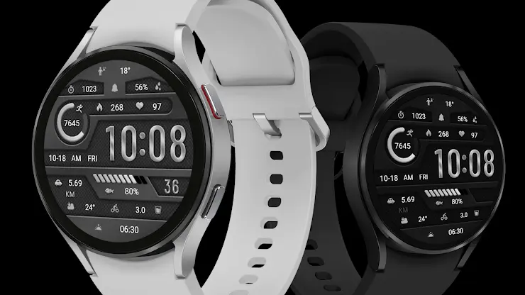 Elegant Gray Metal ZKin Watch screenshot 1