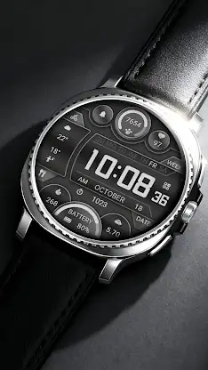 ZKin Watch Face Extremely Gray screenshot 6