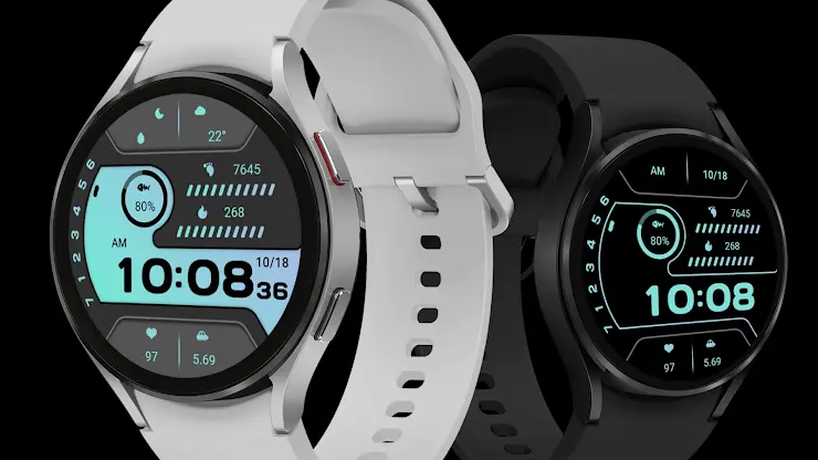 Fading Blue For Wear OS screenshot 4
