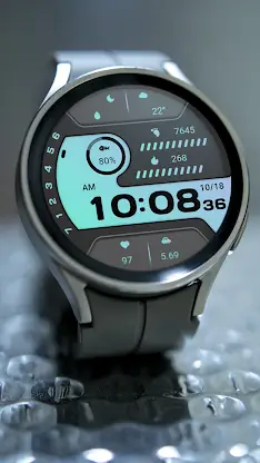 Fading Blue For Wear OS screenshot 6