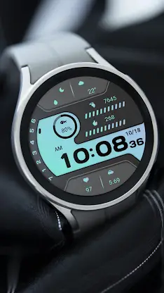 Fading Blue For Wear OS screenshot 7