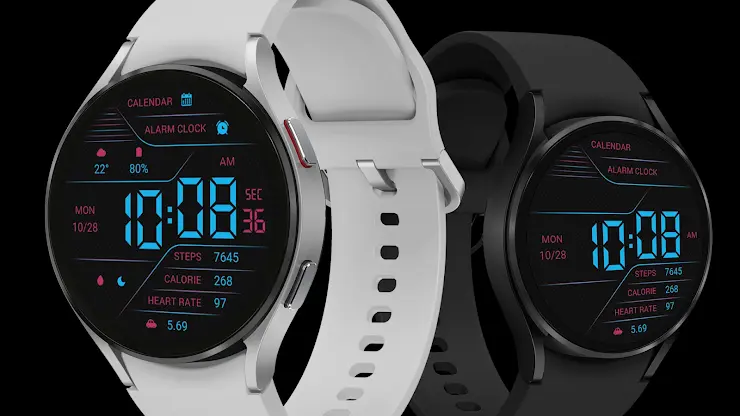 Fantasy Blue LCD For Wear OS screenshot 4