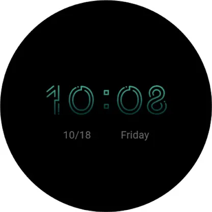 Flat Forest Green ZKin Watch screenshot 8