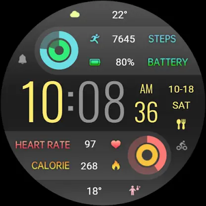 ZKin Watch Flat Gradient Color screenshot 7