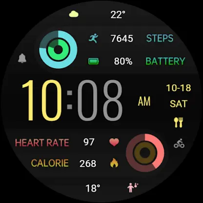 ZKin Watch Flat Gradient Color screenshot 8
