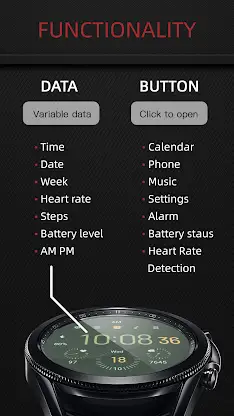 Flat Milk Green ZKin Watch screenshot 3