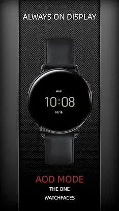 Flat Milk Green ZKin Watch screenshot 4
