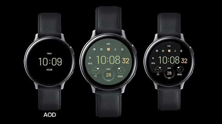 Flat Milk Green ZKin Watch screenshot 2