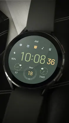 Flat Milk Green ZKin Watch screenshot 6
