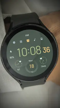 Flat Milk Green ZKin Watch screenshot 5