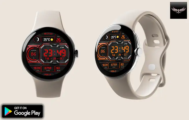 Flux Digital Watch Face screenshot 4