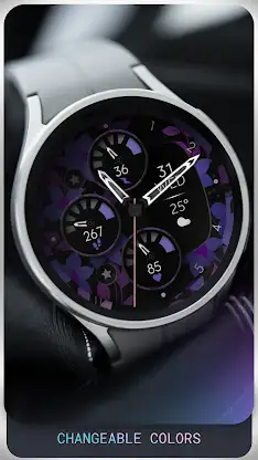 Flowers Analog Watch Face screenshot 4