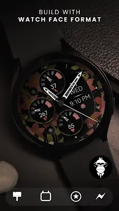 Flowers Analog Watch Face screenshot 1