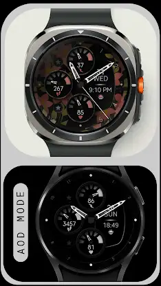 Flowers Analog Watch Face screenshot 5