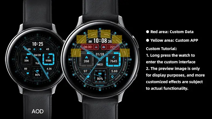 Fluorescence Clock ZKin Watch screenshot 4