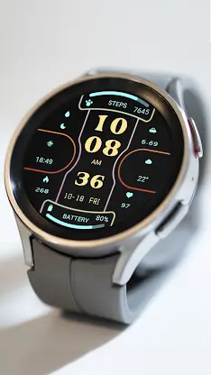 Functional Glow Line Wear OS screenshot 5