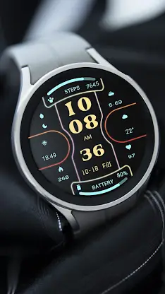 Functional Glow Line Wear OS screenshot 7