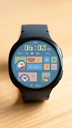 Funny Shark ZKin Watch Face screenshot 8