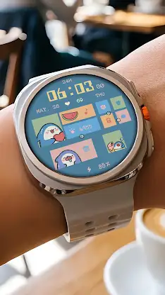 Funny Shark ZKin Watch Face screenshot 1