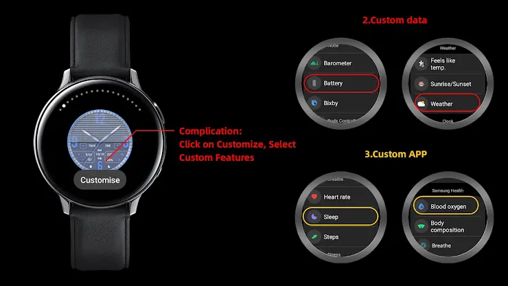 Fuzzy Grille For Wear OS screenshot 2
