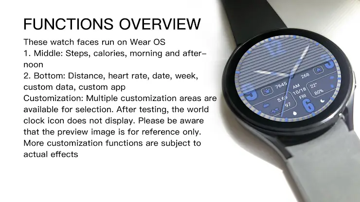 Fuzzy Grille For Wear OS screenshot 3