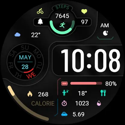 Geometric Multicolor ZKinWatch screenshot 7