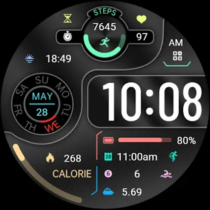 Geometric Multicolor ZKinWatch screenshot 8