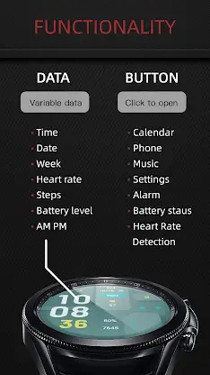 Geometric Spruce ZKin Watch screenshot 3