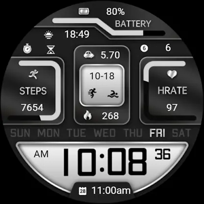 Geometry Silver ZKin Watch screenshot 8