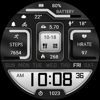 Geometry Silver ZKin Watch screenshot 6