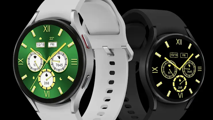 Golden Green For Wear OS screenshot 3