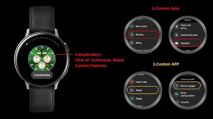 Golden Green For Wear OS screenshot 5