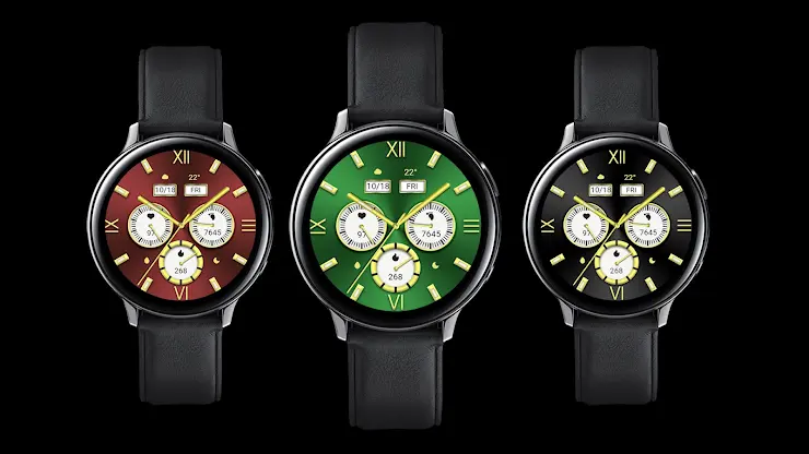 Golden Green For Wear OS screenshot 1
