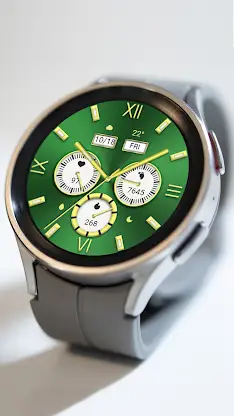 Golden Green For Wear OS screenshot 6