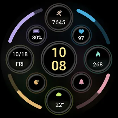 Gradient Bubble ZKin Watch screenshot 7