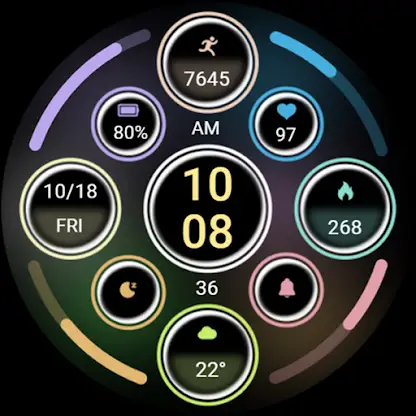 Gradient Bubble ZKin Watch screenshot 6