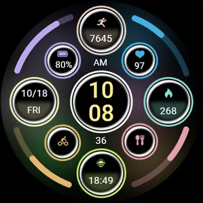 Gradient Bubble ZKin Watch screenshot 8