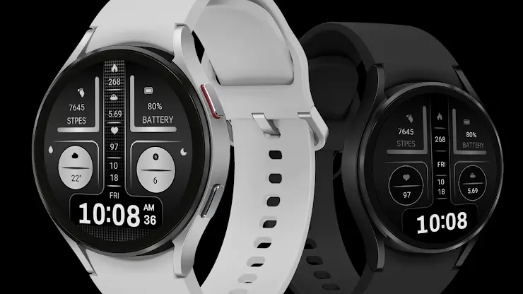 Gradient Line Block For WearOS screenshot 4