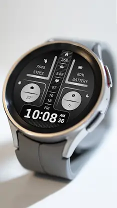 Gradient Line Block For WearOS screenshot 5