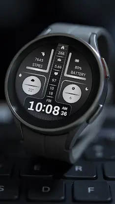 Gradient Line Block For WearOS screenshot 8