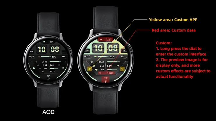 Gradual Spring Green Wear OS screenshot 1