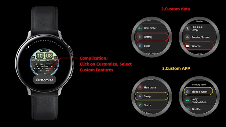 Gradual Spring Green Wear OS screenshot 2