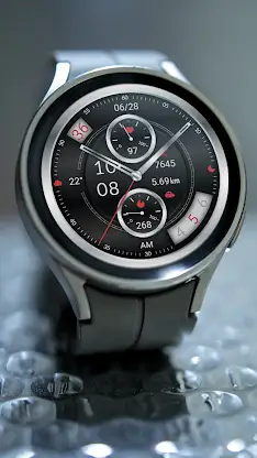 Graphite Quartz For Wear OS screenshot 5