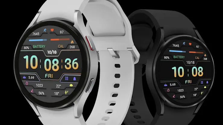 ZKin Watch Gray Dark Blocks screenshot 1